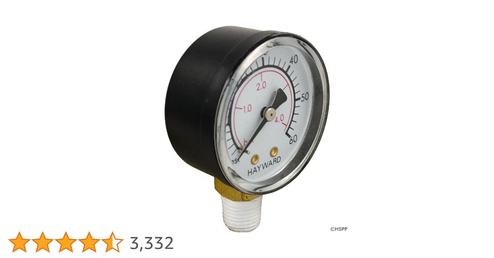Hayward ECX270861 Boxed Pressure Gauge Replacement for